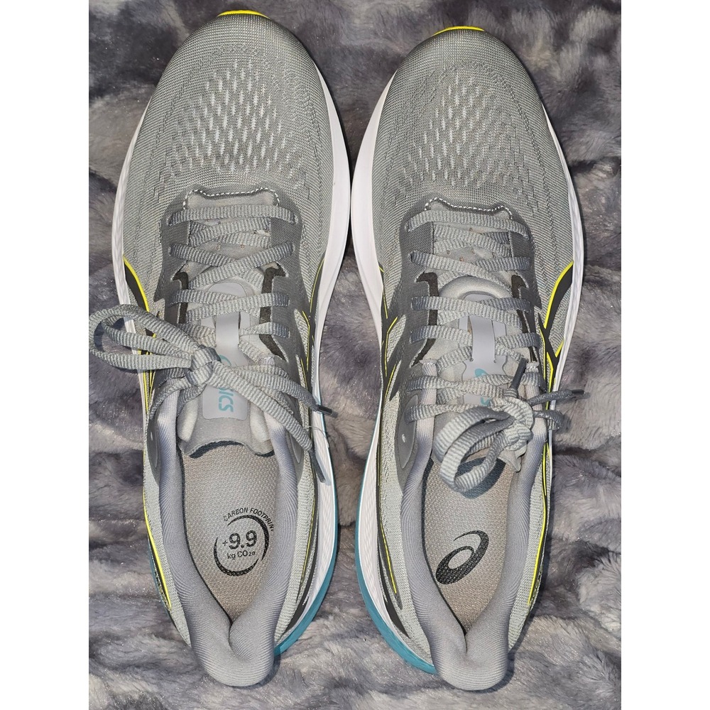 NWOT ASICS GT 2000 12 Men's Grey‎ Yellow PureGEL Running Shoes Size 12 - Picture 4 of 7